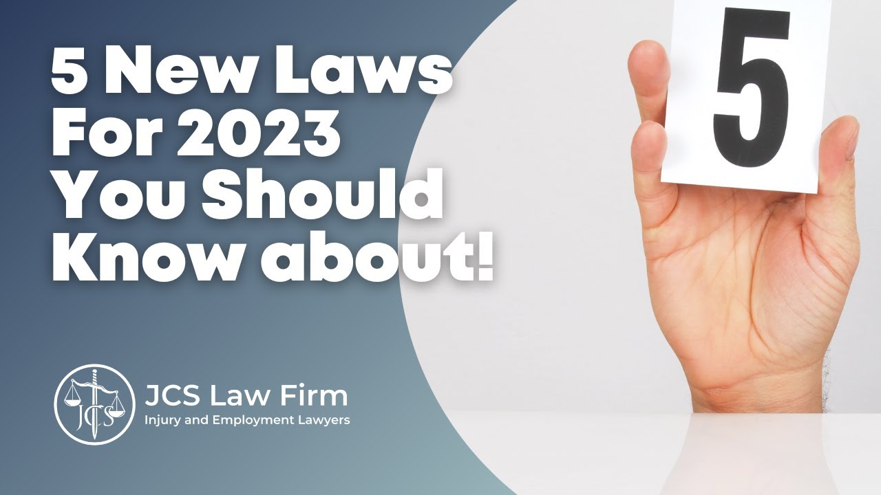 2023 New Laws You Should Know About - YouTube