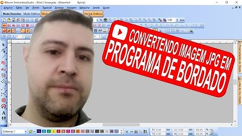 Convertendo imagem JPG em programa de bordado no Wilcom #RodrigoDosBordados