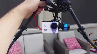 Tarot T-2D 2-Axis Brushless Gimbal Test w/ SJ4000