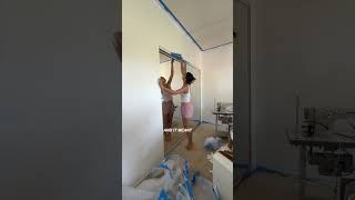 building my dream home studio / office pt 1 🤭 #smallbiz #decorating #homeoffice #homestudio #sewing