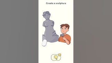 🗿 Create a Sculpture! 🤯🎨 DOP 2 Draw One Part Challenge | Brain Game Fun #DOP2 #BrainPuzzle