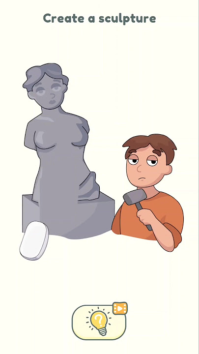 🗿 Create a Sculpture! 🤯🎨 DOP 2 Draw One Part Challenge | Brain Game Fun #DOP2 #BrainPuzzle