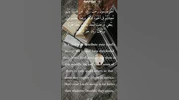 سورة الزخرف من الأية 32 الى 34 ياسر الدوسري