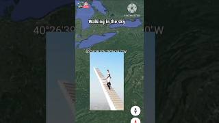 OMG! 😱 people walking in the sky #map #earth #earthsecret377