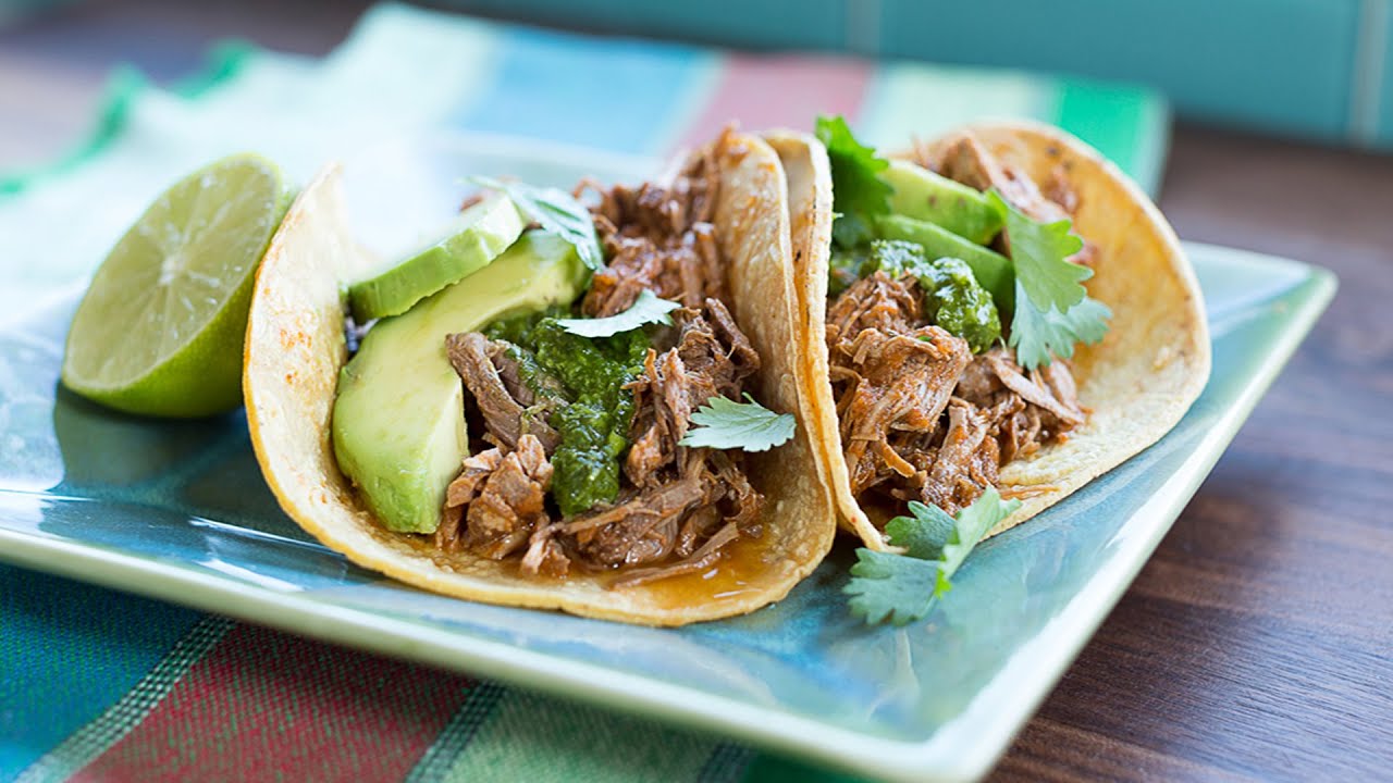 Lamb Barbacoa Tacos with Cilantro Pesto - YouTube