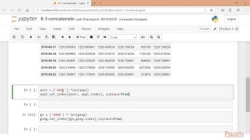 Pandas and NumPy Tips, Tricks, and Techniques : How to Concatenate Objects? | packtpub.com