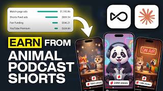 How To Make Animal Podcasts videos in Openart (Fast Tutorial) | Viral Animal Podcasts shorts with Ai