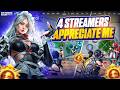 4 Streamer’s Went Crazy After I Clutched Them💀 [ 4 STREAMERS VS IMPACT ]🔥 | BGMI