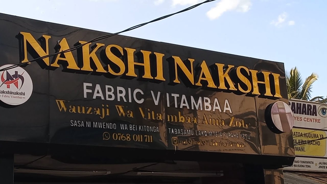 NAKSHI NAKSHI CHIMBO JIPYA LA VITAMBAA