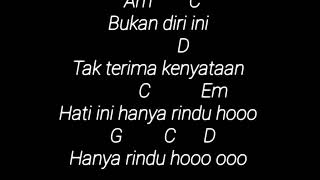 Chord Hanya Rindu 'Andmesh'