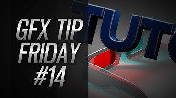How To Make Sexy 3D Text In Cinema 4D | GFX Tip Friday #14