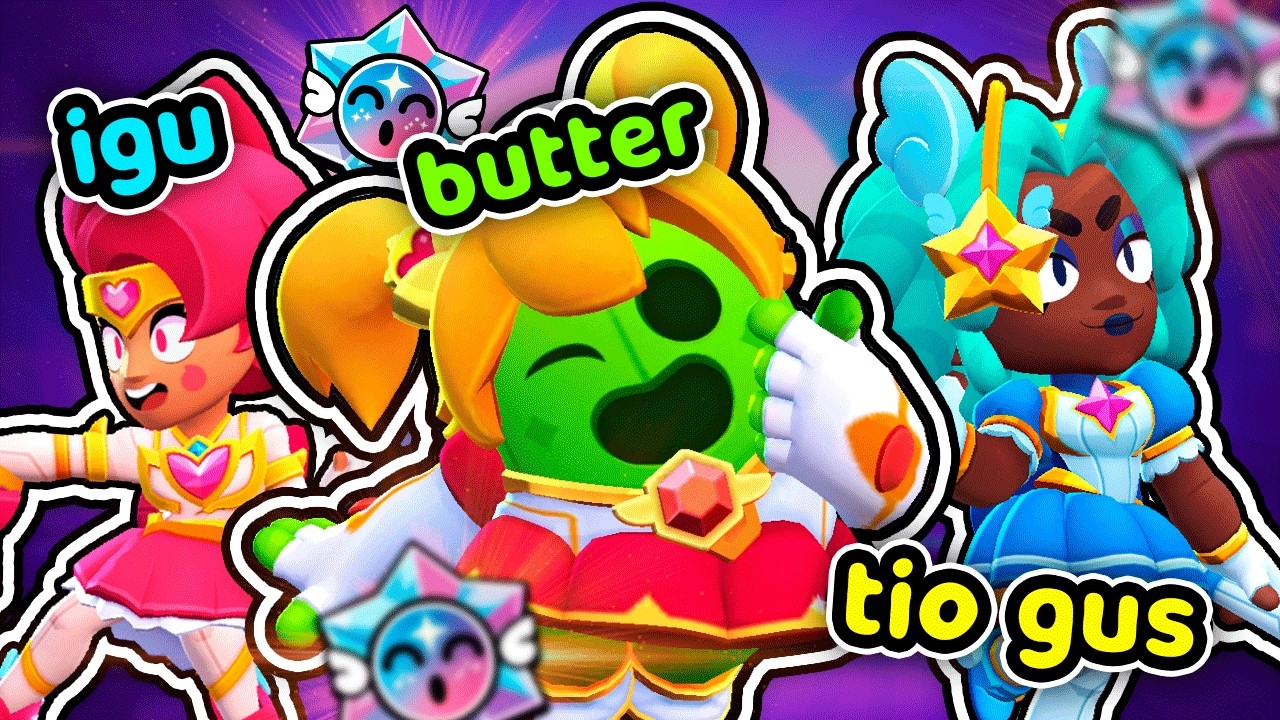 Os três fabulosos esbanjando CHARME no novo evento do brawl stars 😘✨