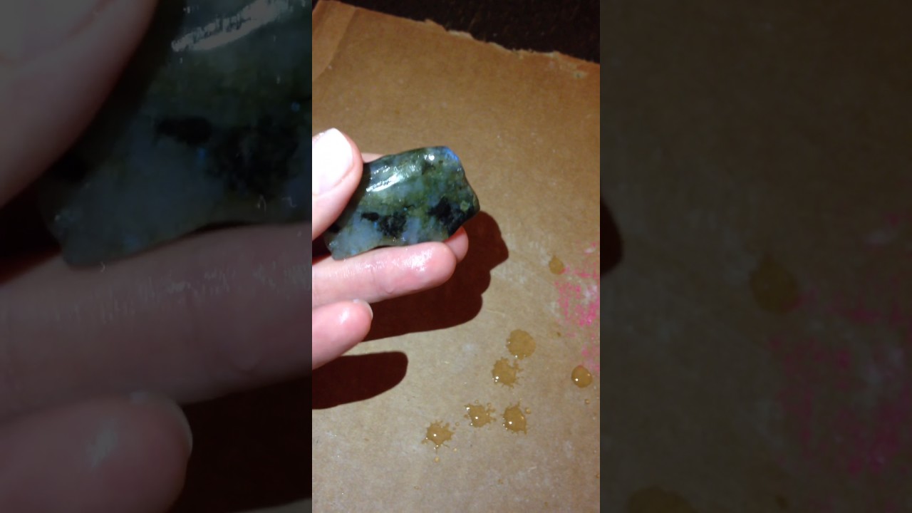 Labradorite polishing in progress YouTube