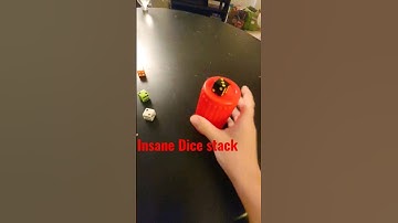 Dice stack#trickshotpros #views_viral_video_subscribers_grow#viral#insane #trickshots#trending#grow