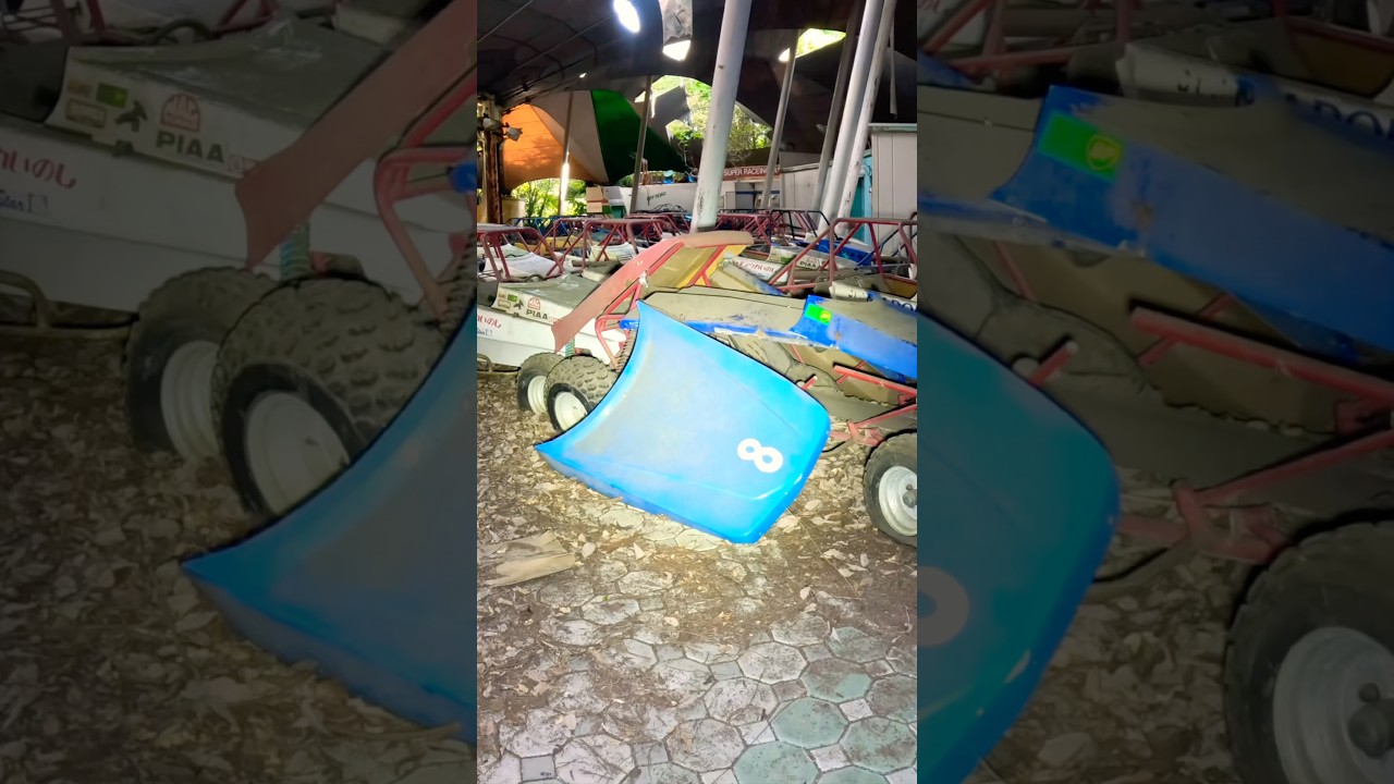 100 abandoned go-karts 🏎️🏁 discovered in the jungle