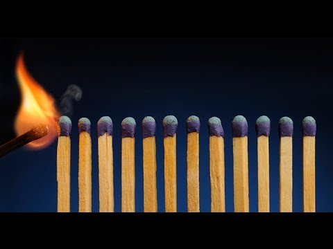 Фокус исчезновение спички