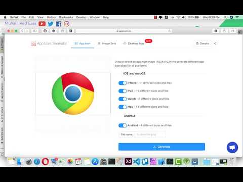 104   Android Studio generator & create icon launcher