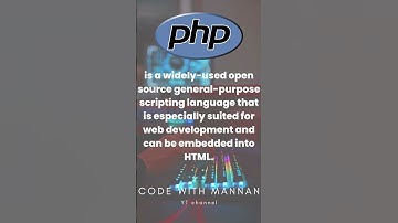 What is PHP? Programming shorts |#webdevelopment  #shortvideo #shorts #backenddeveloper  #php