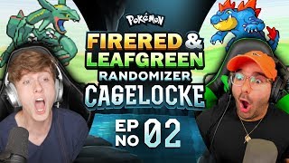 THE FIRST CAGE MATCH! | Pokemon Fire Red and Leaf Green Randomized Cagelocke Ep 2