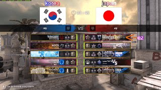 Black Squad competitive season6 -Ria / korea vs japan