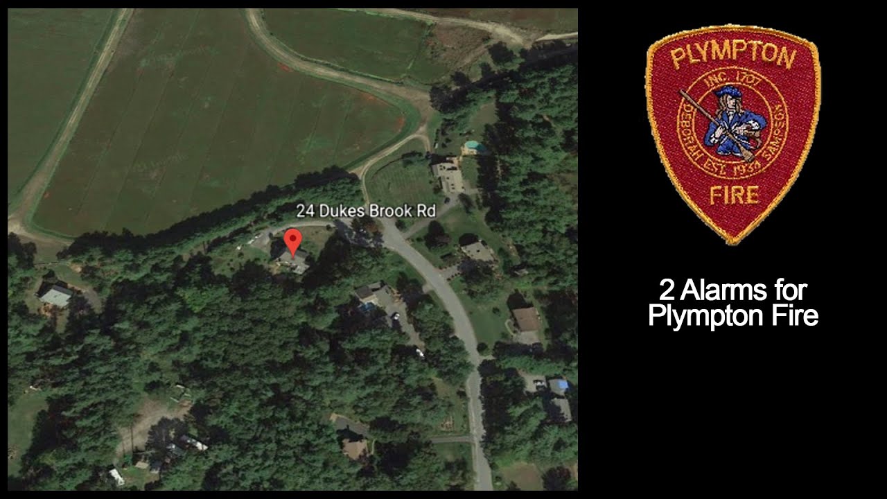 Plympton 2Alarm Fire Audio 5/16/2021 [Massachusetts] YouTube