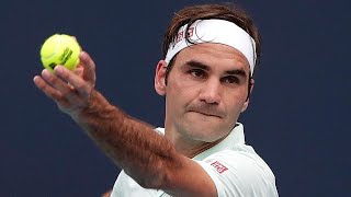 Roger Federer: The Art of The 4 Aces In a Row