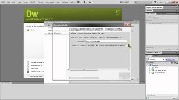 Dreamweaver CS5: Parte 05 - Definición del sitio (español)
