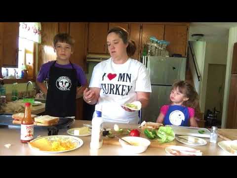 Raising a Farmer~Grilled Cheese Turkey Sandwiches