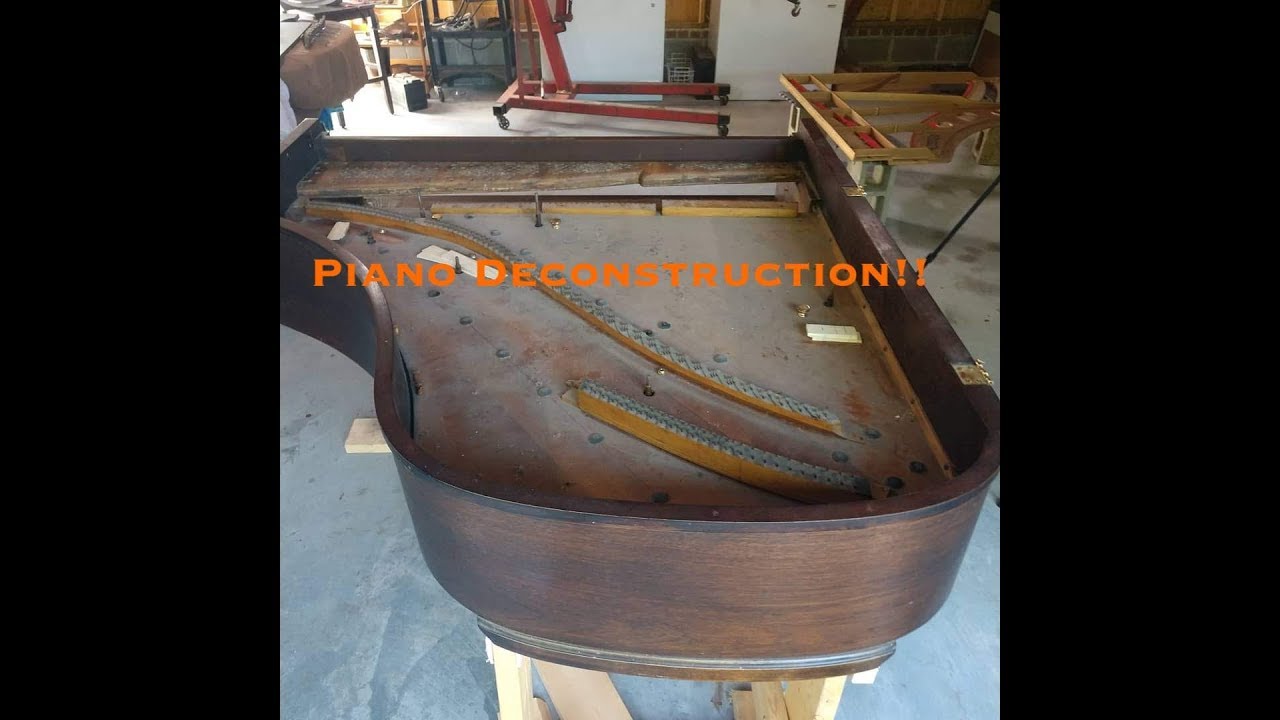 Piano Deconstruction!! Disassembling a Baby Grand Piano
