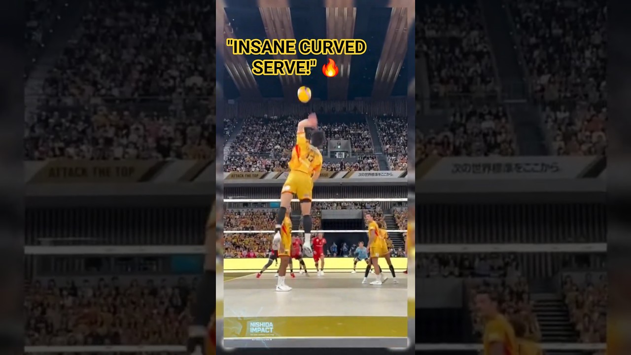 Miyaura’s Curved Serve SHOCKED Everyone! 🔥🇯🇵 | Crazy Volleyball Skills 