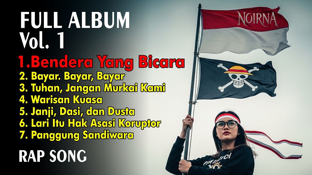 NOIRNA FULL ALBUM VOL 1 BENDERA YANG BICARA || BENDERA ONE PIECE - NOIRNA RAP HIJAB