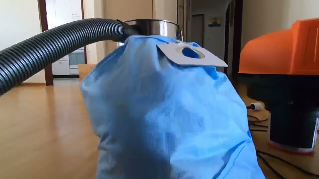 Dispose of the big full Rowenta vacuum cleaner bag YouTube