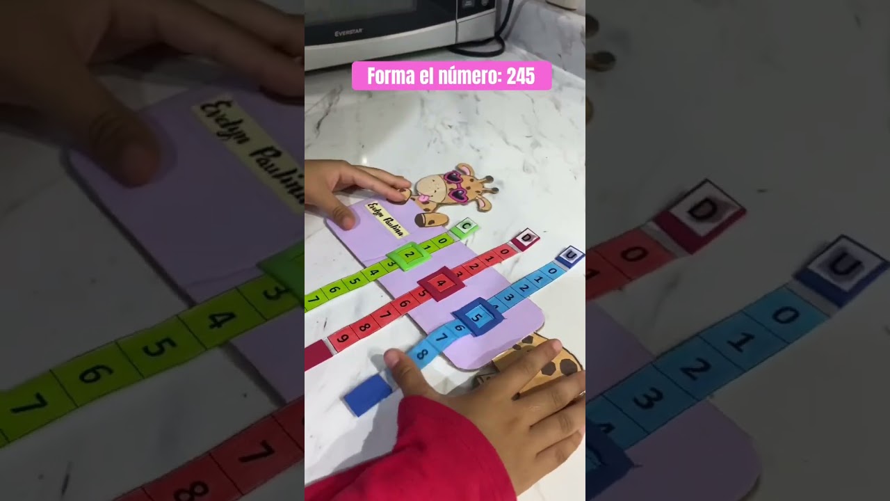 Excelente idea para trabajar #unidades, #decenas y #centenas #school #números #actividades