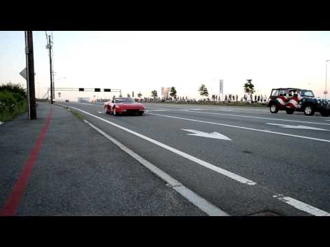 Ferrari Testarossa quick acceleration 720p HD