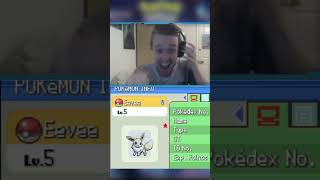 Shiny Eevee!! | Pokemon Platinum SRQ #shorts #pokemon #shinypokemon #pokémonplatinum