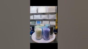 Polyurethane shredded memory foam pillow.