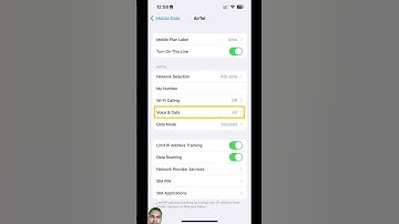 5G settings in Apple iPhone 12 and above after most recent update (airtel and jio 5g)