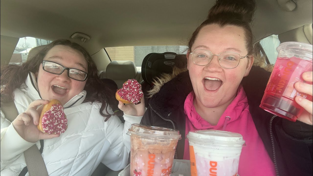 Valentine’s Day at Dunkin Donuts!!