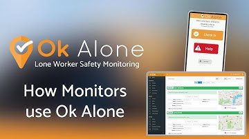 How Monitors use Ok Alone the Lone Worker App - New Design 2023
