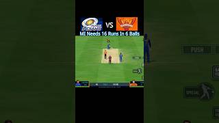 Mumbai Indians vs Sunrisers Hyderabad IPL Match 🥵🔥 |Real Cricket IPL Match| |Real Cricket 🤯| #shorts