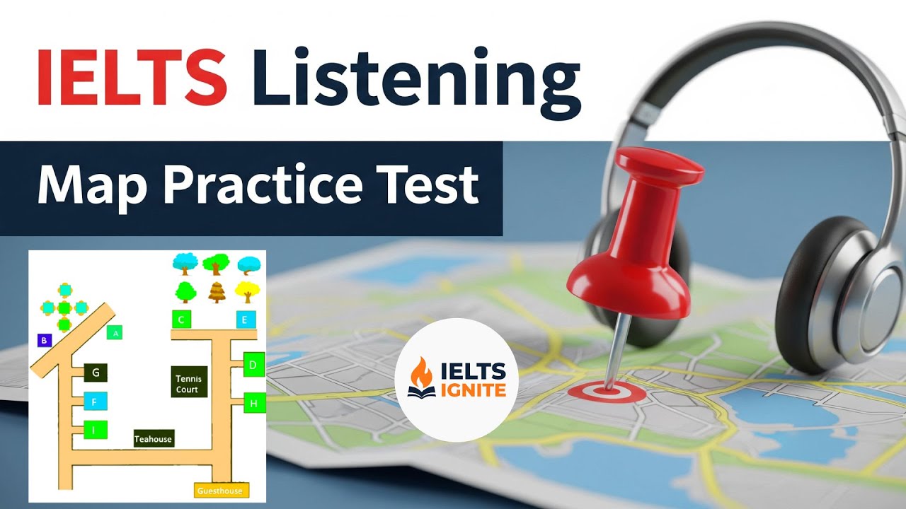 IELTS Listening Map Practice Test 2025| IELTS Listening Practice 2025