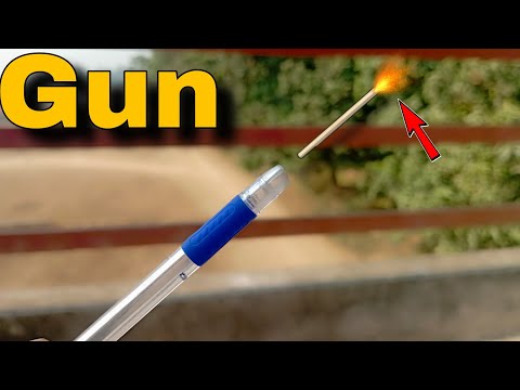 Match stick fire gun | amazing matches rocket | Matchstick rocket fire gun | Diy mini rocket