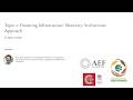 Financing Infrastructure: Monetary Architecture Approach