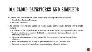 Enterprise Cloud Computing Ch10