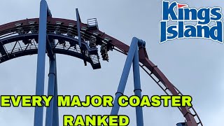 EVERY MAJOR coaster at Kings Island RANKED! |2025