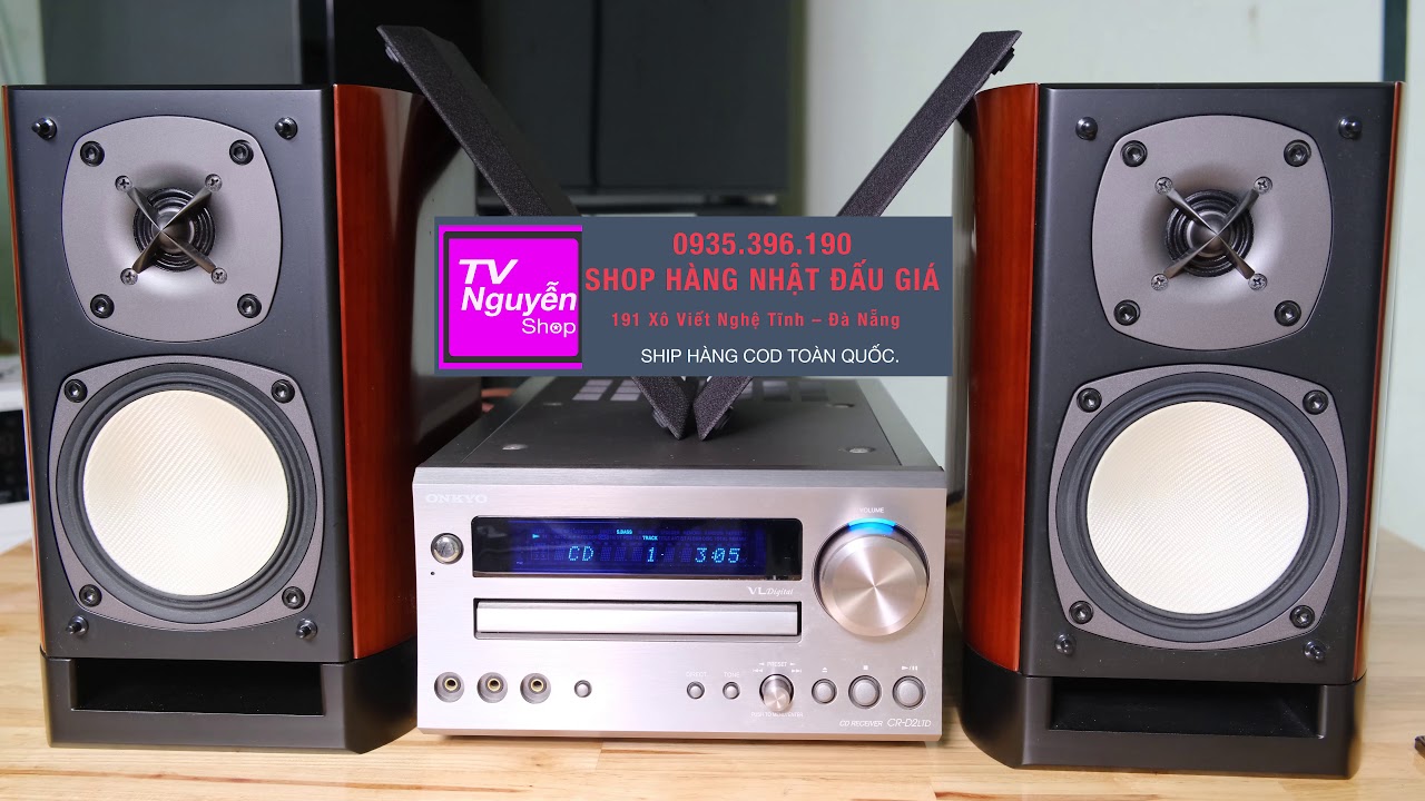 Mở hộp dàn loa mini Onkyo CR-D2ltd (Unboxing & test music
