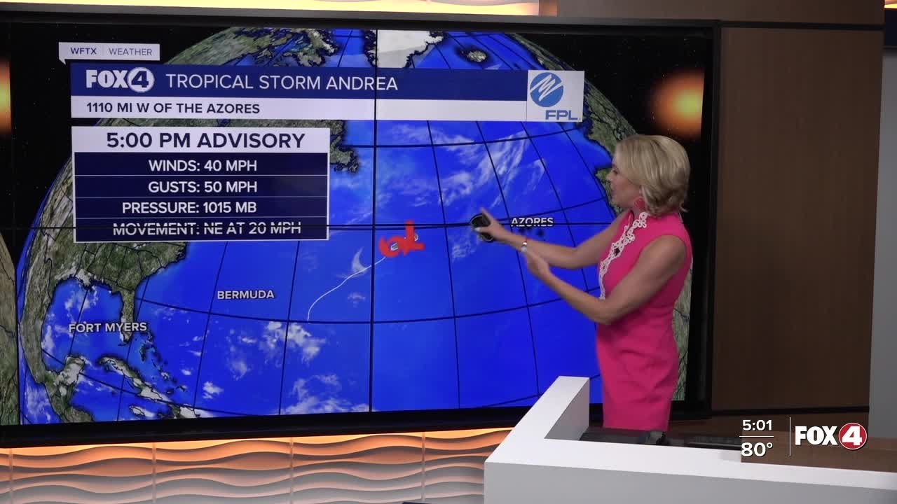 5p 6-24-25 Tropical Storm Andrea Update - YouTube