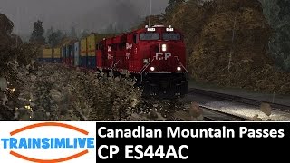 Let's Play Train Simulator 2016 - July 4th Special - Canadian Mountain Passes, CP ES44AC screenshot 5