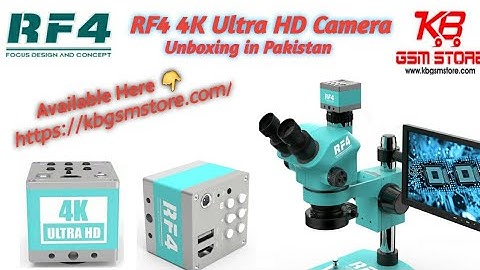 RF4 RF-4KC1 4K Camera | Unboxing 1st Time in Pakistan |2023