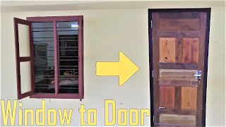 Window to a Door | Home modification Project | MakerMan by MakerMan 432 views 2 years ago 7 minutes, 21 seconds